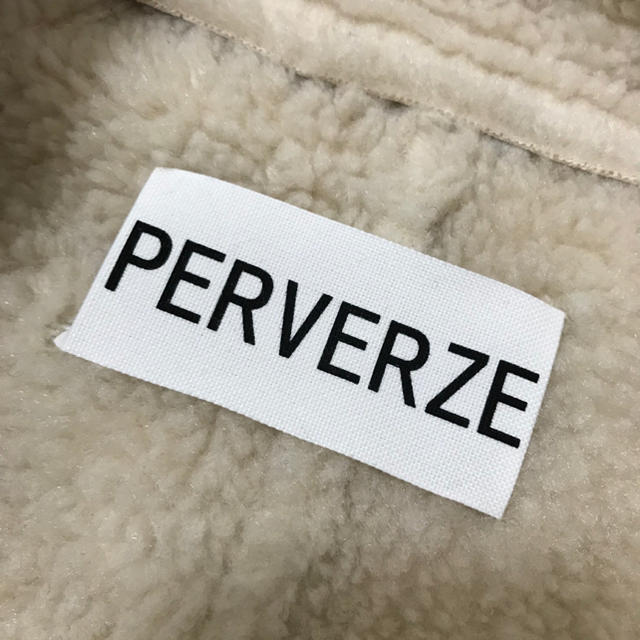 perverze wide collar mouton coat 試着のみ - ムートンコート