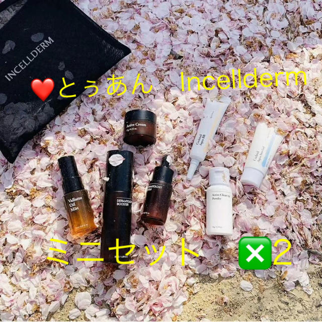 INCELLDERM インセルダム ミニサイズ 7点セットx2 新品未開封・お得の通販 by とぅあん 韓国製化粧品店 |ラクマ INCELLDERM インセルダム ミニサイズ 7点セットx2 新品未開封・お得の通販 by とぅあん 韓国製化粧品店 |ラクマ