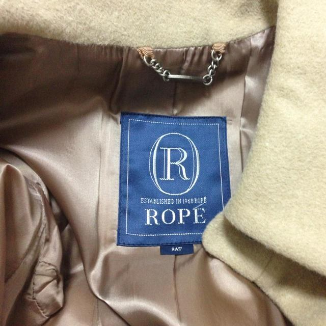 ROPE’(ロペ)のROPE アンゴラロングコート レディースのジャケット/アウター(ロングコート)の商品写真