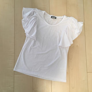 アナップ(ANAP)のANAP  フリル袖Tシャツ(Tシャツ(半袖/袖なし))