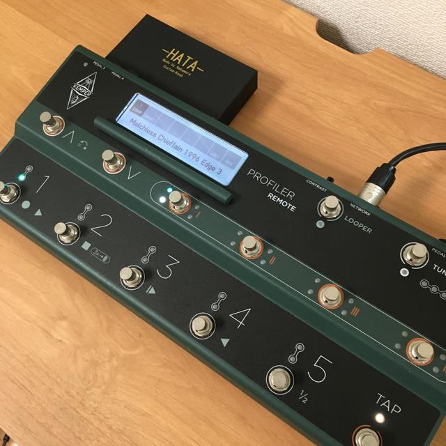 kemper ラック（アンプ付き）本体、フットコントローラー、HATAノブ 楽器のギター(ギターアンプ)の商品写真