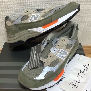 ダブルタップス(W)taps)の国内正規 27.5cm WTAPS New Balance M992 WT(スニーカー)