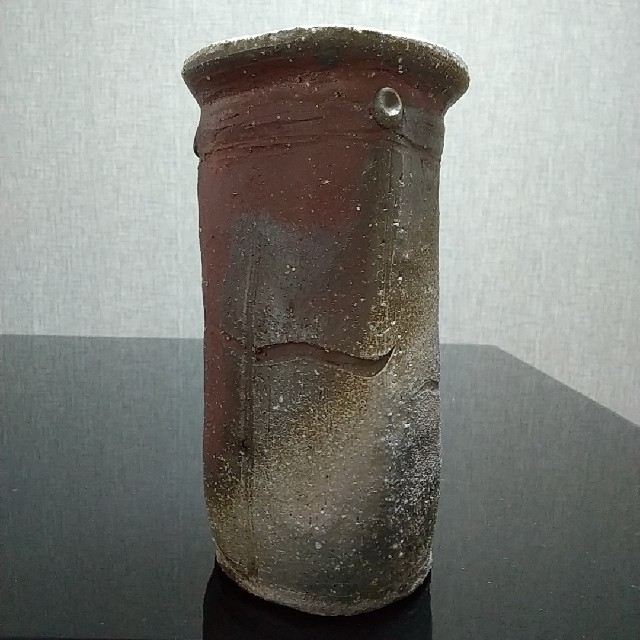 【備前焼 花入 ②】Bizen ware Flower vase エンタメ/ホビーの美術品/アンティーク(陶芸)の商品写真