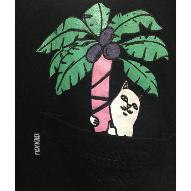 リップンディップ Tシャツ RIPNDIP RIPN DIP 中指立てた猫 メンズのトップス(Tシャツ/カットソー(半袖/袖なし))の商品写真