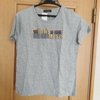 新品グレーLサイズTシャツ(Tシャツ(半袖/袖なし))