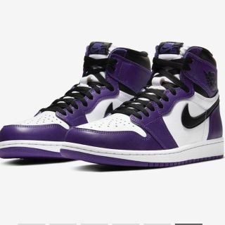 ナイキ(NIKE)のnike air jordan 1 purple court 29cm(スニーカー)