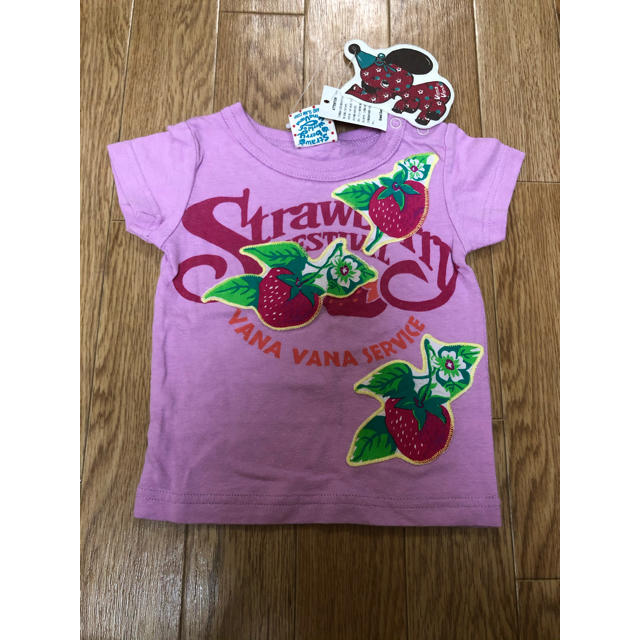 VANA VANA(バナバナ)の新品！バナバナ　女の子Tシャツ　80cm キッズ/ベビー/マタニティのベビー服(~85cm)(Ｔシャツ)の商品写真