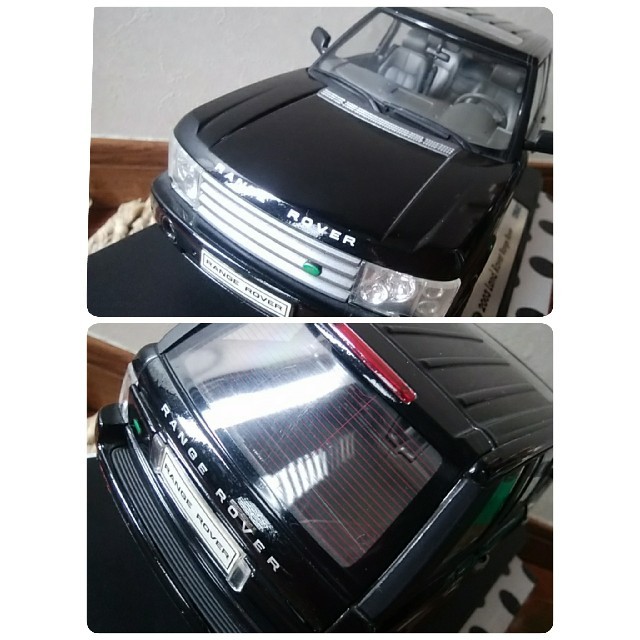 2003 Land Rover Range Rover 1/18 ブラック エンタメ/ホビーのおもちゃ/ぬいぐるみ(ミニカー)の商品写真