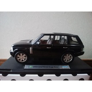 2003 Land Rover Range Rover 1/18 ブラック(ミニカー)