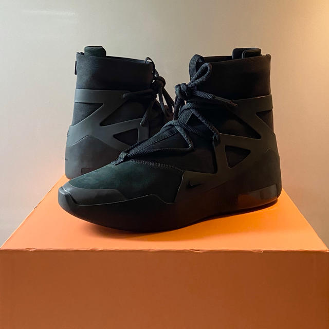 NIKE AIR FEAR OF GOD 1 TRIPLE BLK 27.5cm