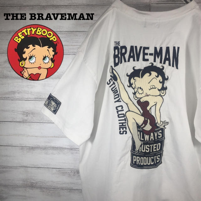 THE BRAVEMAN × BETTY BOOP ベティ Tシャツ 刺繍
