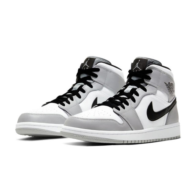 NIKE AIR JORDAN 1 MID Light Grey 26cm靴/シューズ