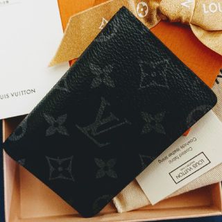 ルイヴィトン(LOUIS VUITTON)のイニシャル無【新品未使用】エクリプスカードフォルダー名刺入れカードケース(名刺入れ/定期入れ)