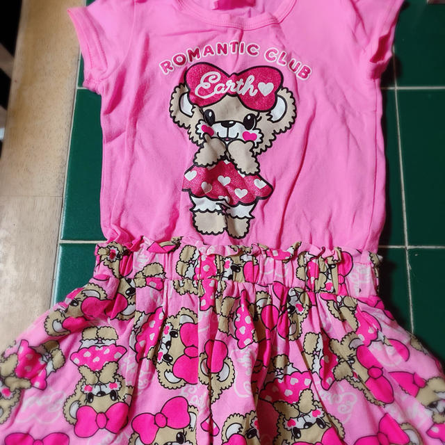 EARTHMAGIC(アースマジック)のアースマジックワンピース(///ω///)♡ キッズ/ベビー/マタニティのキッズ服女の子用(90cm~)(ワンピース)の商品写真