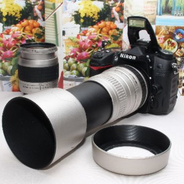 ❤️予備バッテリー付き❤️ニコン D7000 超望遠 300mmダブルレンズ