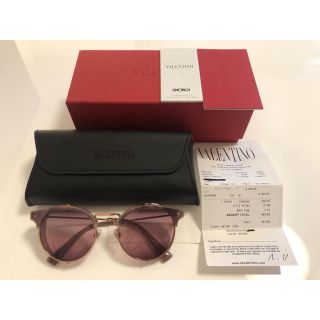 ヴァレンティノ(VALENTINO)の新品　VALENTINO サングラス　ラベンダー×ピンクゴールド(サングラス/メガネ)