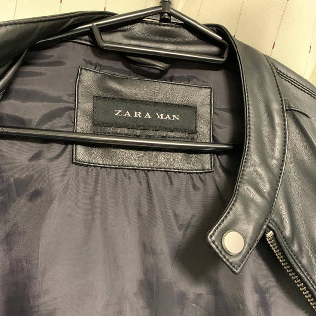 ZARA(ザラ)のレザージャケット ライダースジャケット メンズのジャケット/アウター(レザージャケット)の商品写真
