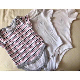 ラルフローレン(Ralph Lauren)のMamas & Papas とラルフローレン ベビー服 3枚 ♡半袖 夏服(ロンパース)
