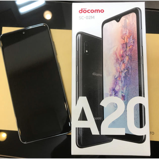 docomo ギャラクシーA20 使用時間少 SIMロックフリー