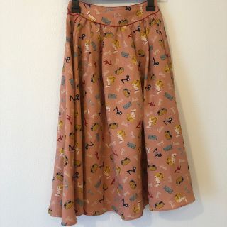 リリーブラウン(Lily Brown)のlilybrown バービーコラボスカート(ひざ丈スカート)