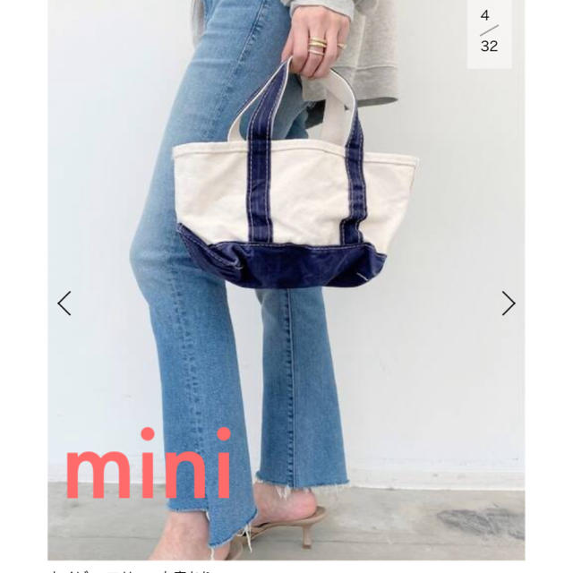 L'Appartement     Canvas tote bag miniバッグ