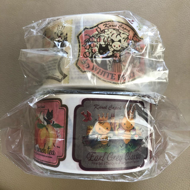 カレルチャペック紅茶ラベルテープ 2本セットの通販 by くじら🐳の断捨