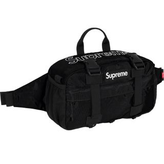 シュプリーム(Supreme)のSUPREME 19fw waist bag black 新品未使用(ボディーバッグ)