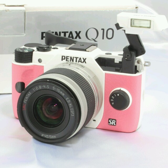 PENTAX Q10 ピンク×ホワイト