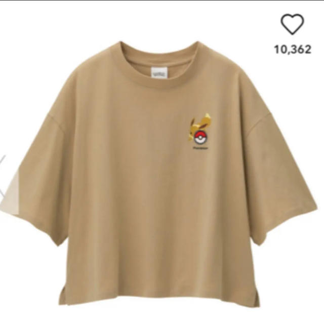 GU(ジーユー)の【SALE】GU ポケモンコラボTシャツ　イーブイ　Sサイズ レディースのトップス(Tシャツ(半袖/袖なし))の商品写真