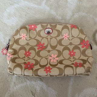 コーチ(COACH)のcoach 花柄ポーチ(ポーチ)