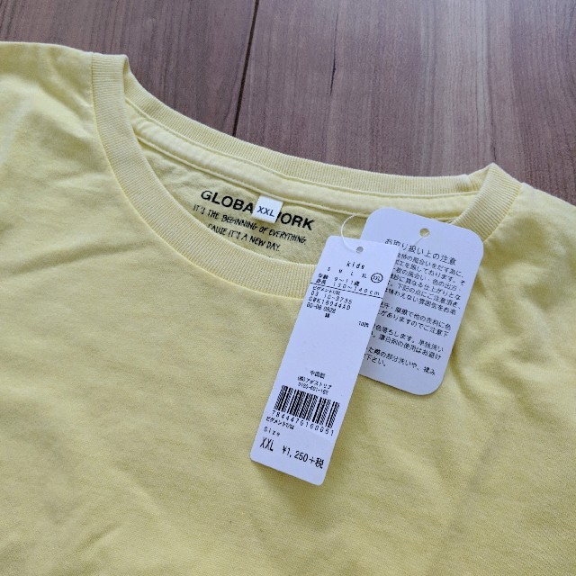 GLOBAL WORK(グローバルワーク)の新品○グローバルワーク 半袖Tシャツ XXL○ キッズ/ベビー/マタニティのキッズ服男の子用(90cm~)(Tシャツ/カットソー)の商品写真