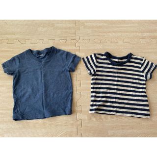 ムジルシリョウヒン(MUJI (無印良品))の無印Ｔシャツ　二枚セット(Ｔシャツ)