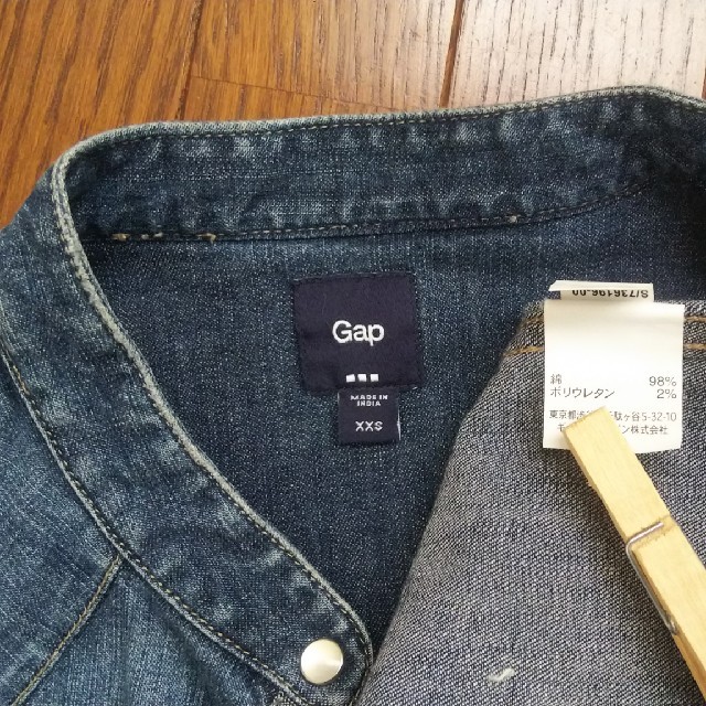 GAP(ギャップ)のGAP デニム シャツ ジャケット 上着 ヴィンテージ レディースのトップス(シャツ/ブラウス(長袖/七分))の商品写真
