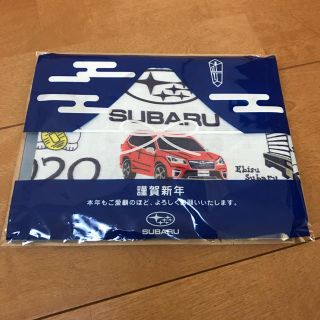 スバル(スバル)の【非売品＆新品未開封】SUBARUオリジナルコットンガーゼクロス（手ぬぐい）(ノベルティグッズ)