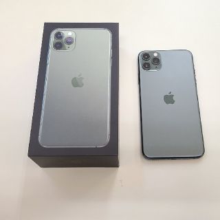 アイフォーン(iPhone)のiPhone11ProMAX 256GB グリーン SIMロック解除済(スマートフォン本体)