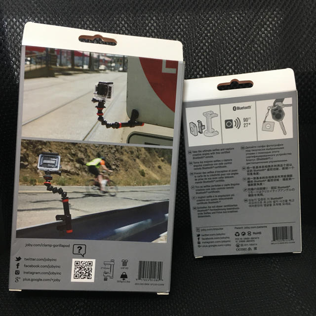 GoPro(ゴープロ)の★meomeoさま専用★JOBYのフレキシブルアクションクランプとリモコン スマホ/家電/カメラのカメラ(その他)の商品写真