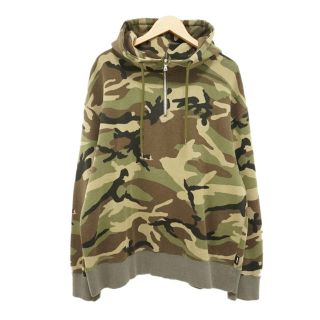 ソフ(SOPH)のSophnet. Half Zip Hoodie ソフネット パーカー カモ L(パーカー)