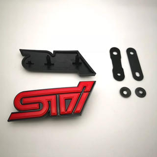 スバル(スバル)の新品 STI スバル SUBARU エンブレム オーナメント フロントグリル(車外アクセサリ)