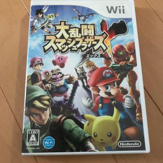 ウィー(Wii)の大乱闘スマッシュブラザーズX Wii 美品(家庭用ゲームソフト)