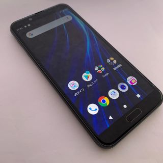 アクオス(AQUOS)の☆美品☆UQ mobile SHV43-u ブラック☆AK05-089(スマートフォン本体)