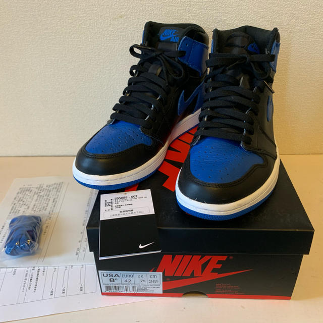 NIKE AIR JORDAN 1 RETRO royal 26.5 2017年