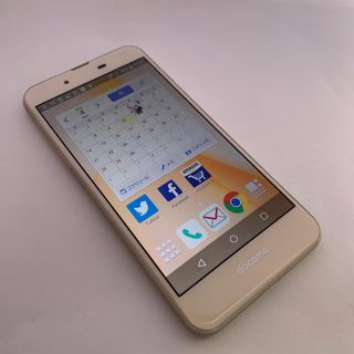 アクオス(AQUOS)の☆良品☆docomo☆SH-02J シルバー☆AK05-086(スマートフォン本体)