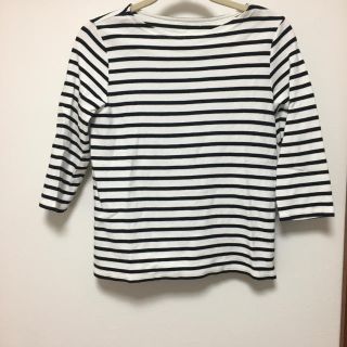 シマムラ(しまむら)のボーダーカットソー 七分袖(カットソー(長袖/七分))