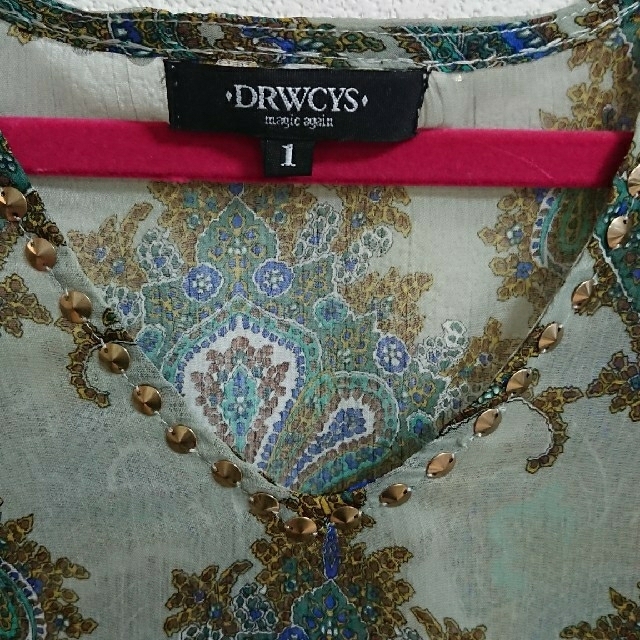 DRWCYS(ドロシーズ)の新品 未使用ドロシーズ ペイズリートップス レディースのトップス(シャツ/ブラウス(半袖/袖なし))の商品写真