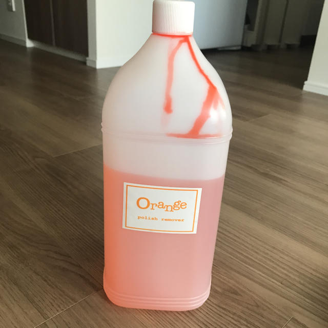 業務用 オレンジ ポリッシュリムーバー 除光液 4kg