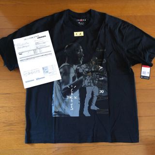 ナイキ(NIKE)のTravis Scott Jordan Tシャツ Lサイズ(Tシャツ/カットソー(半袖/袖なし))