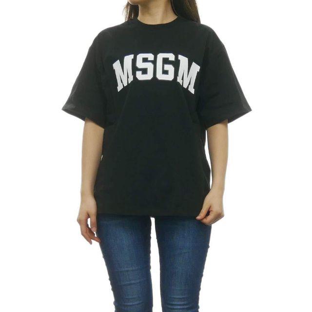 MSGM(エムエスジイエム)の新品 MSGM エムエスジーエム オーバーサイズ ロゴ Tシャツ レディースのトップス(Tシャツ(半袖/袖なし))の商品写真