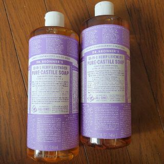 ドクターブロナー(Dr.Bronner)のマジックソープ946ml(ラベンダー)2本セット(ボディソープ/石鹸)