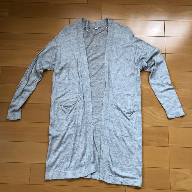 UNIQLO(ユニクロ)のUNIQLO リネンブレンドロングカーディガン(長袖) レディースのトップス(カーディガン)の商品写真