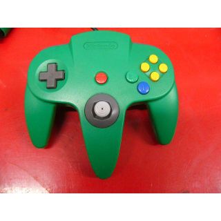 ニンテンドウ64(NINTENDO 64)のNINTENDO64 コントローラー　グリーン(その他)